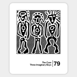 Three Imaginary Boys / Minimalist Style Artwork Sticker